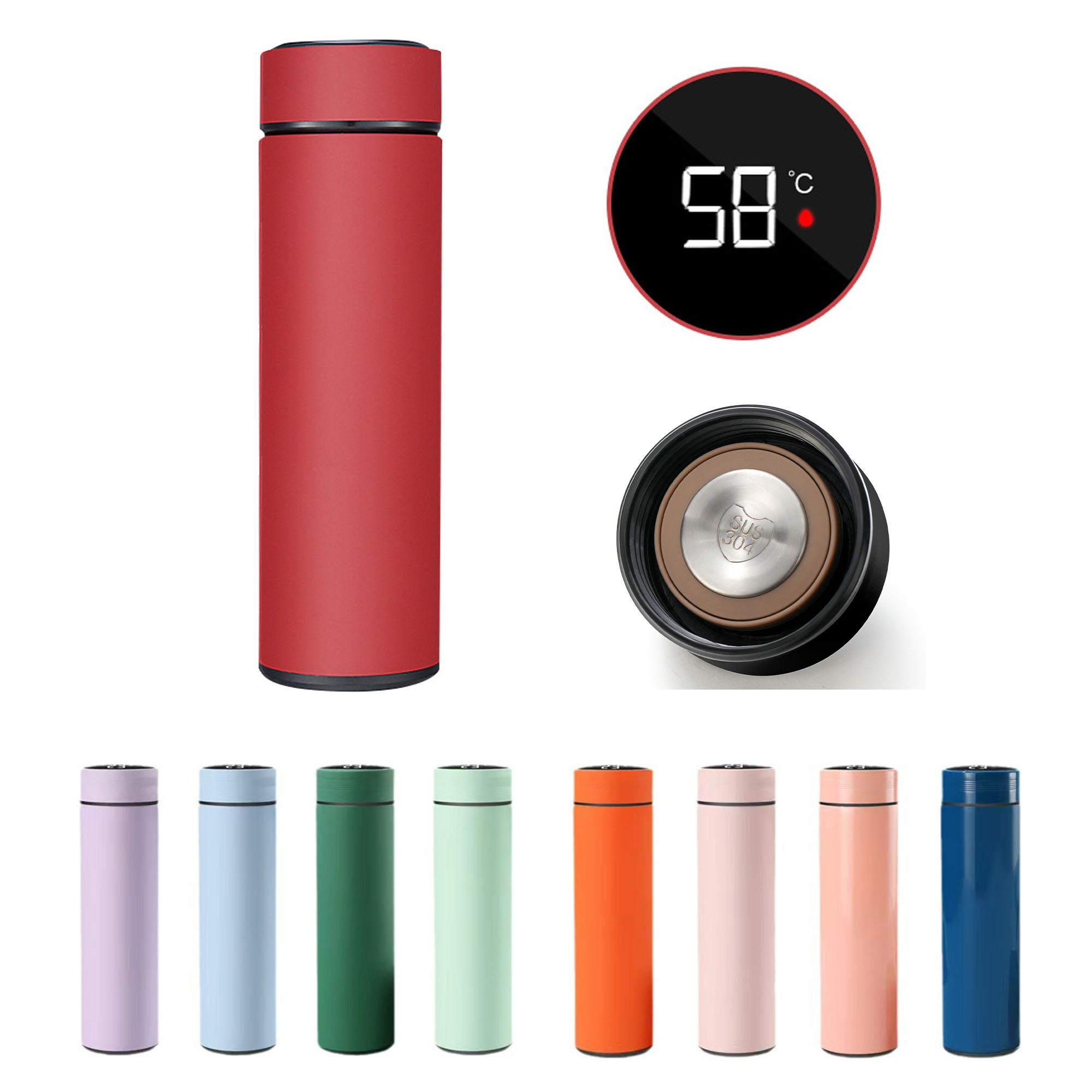 Insulated Temperature Display Tumbler 5