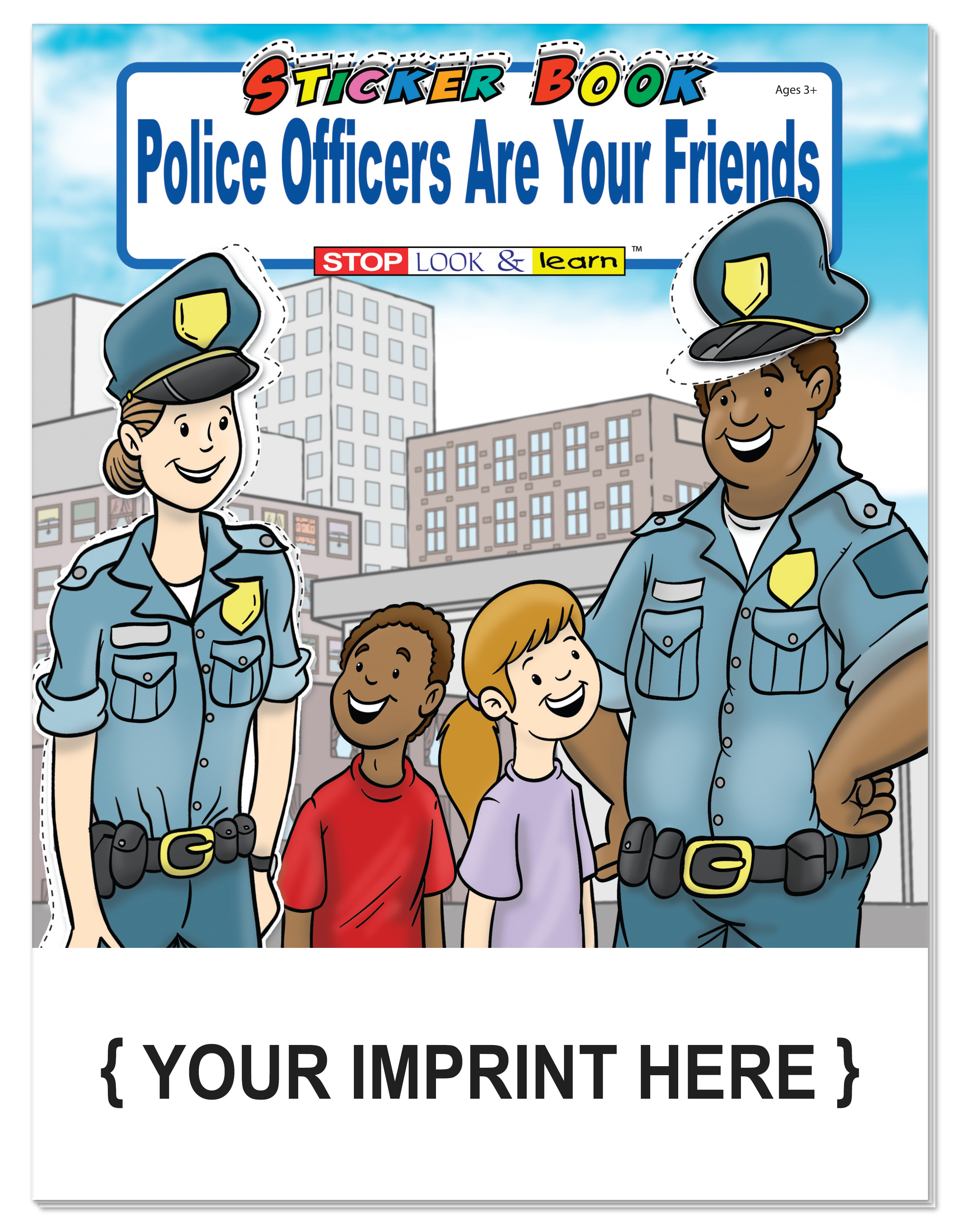 STICKER BOOK - Police Officers Are Your Friends Sticker Book 2