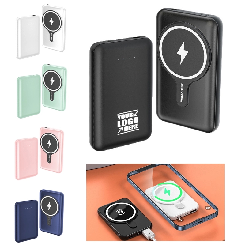 Magnetic Wireless Power Bank 5000 Mah 1