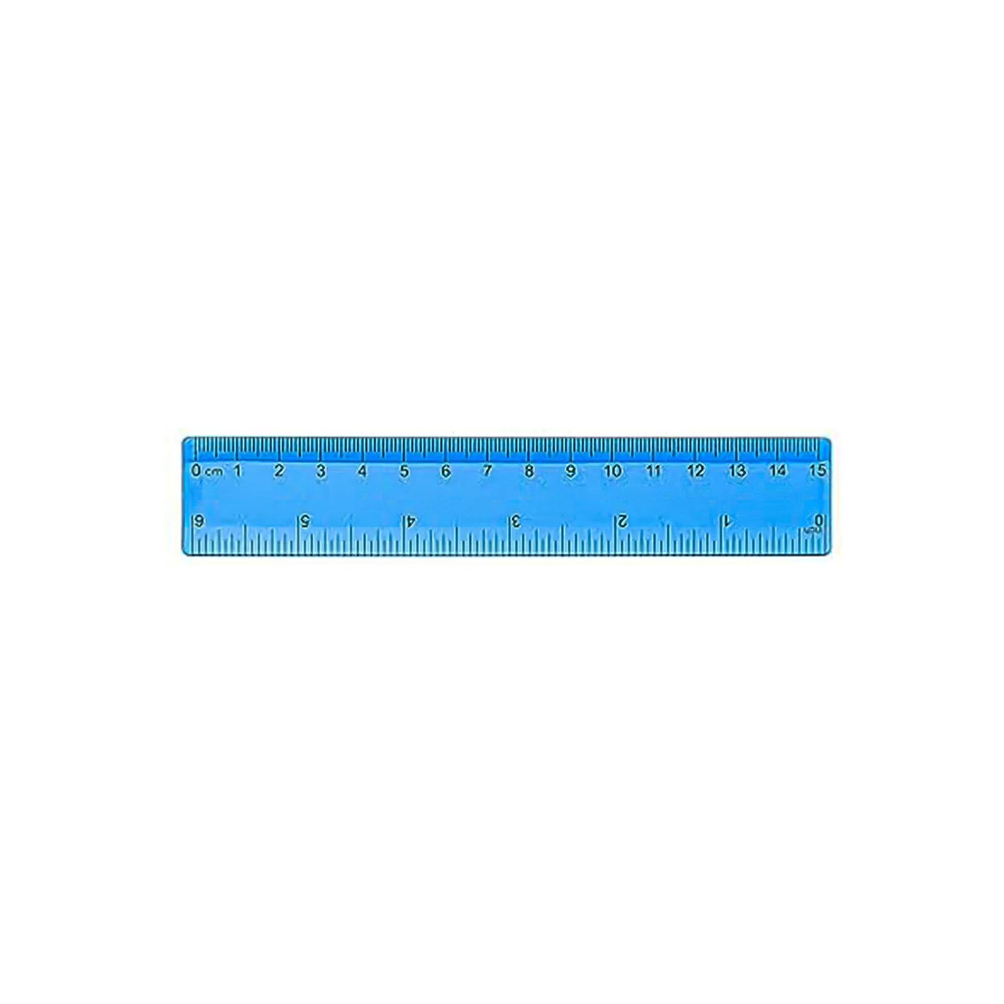 Transparent Plastic Ruler for Office and Learning Use 2