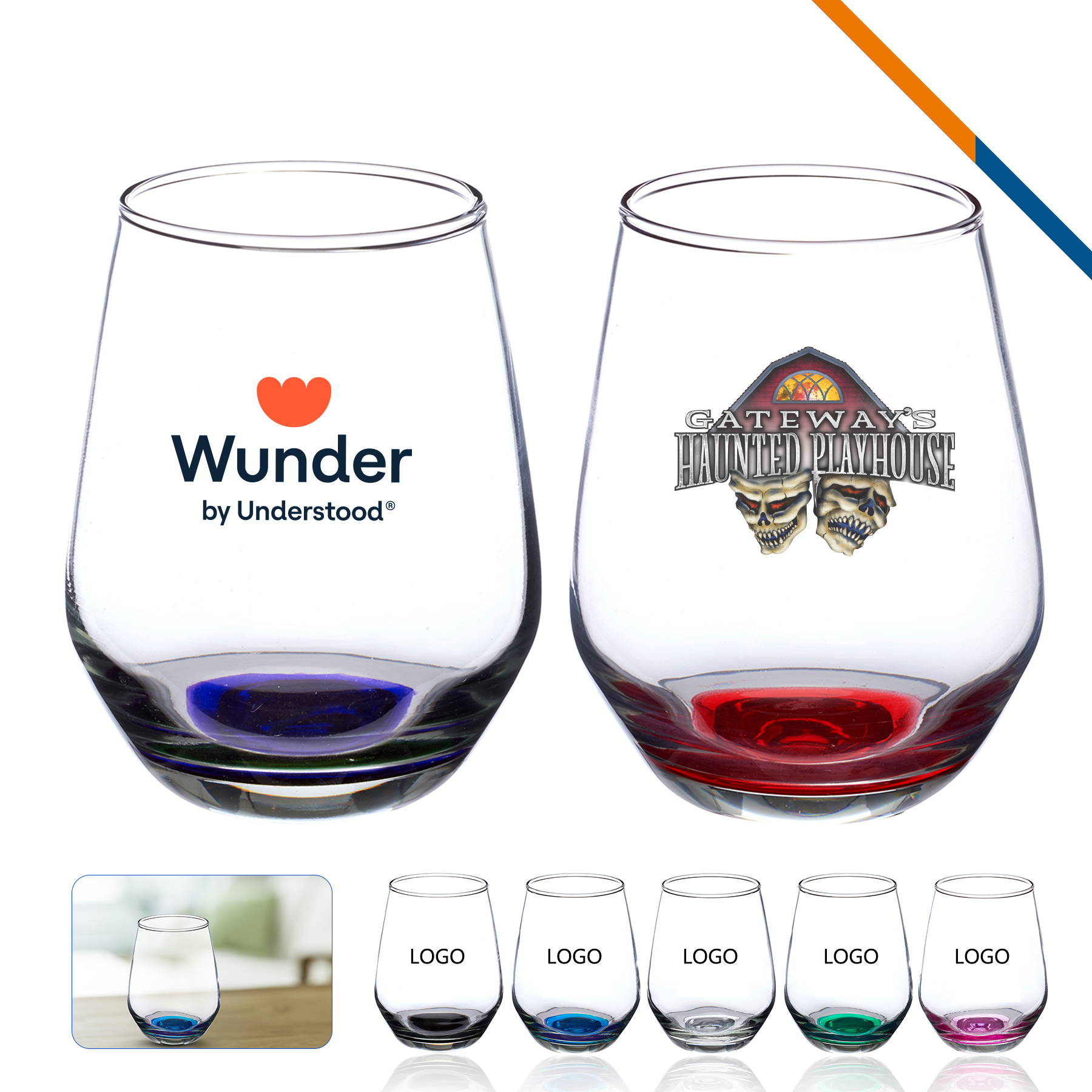 Farley Stemless Wine Glasses 2