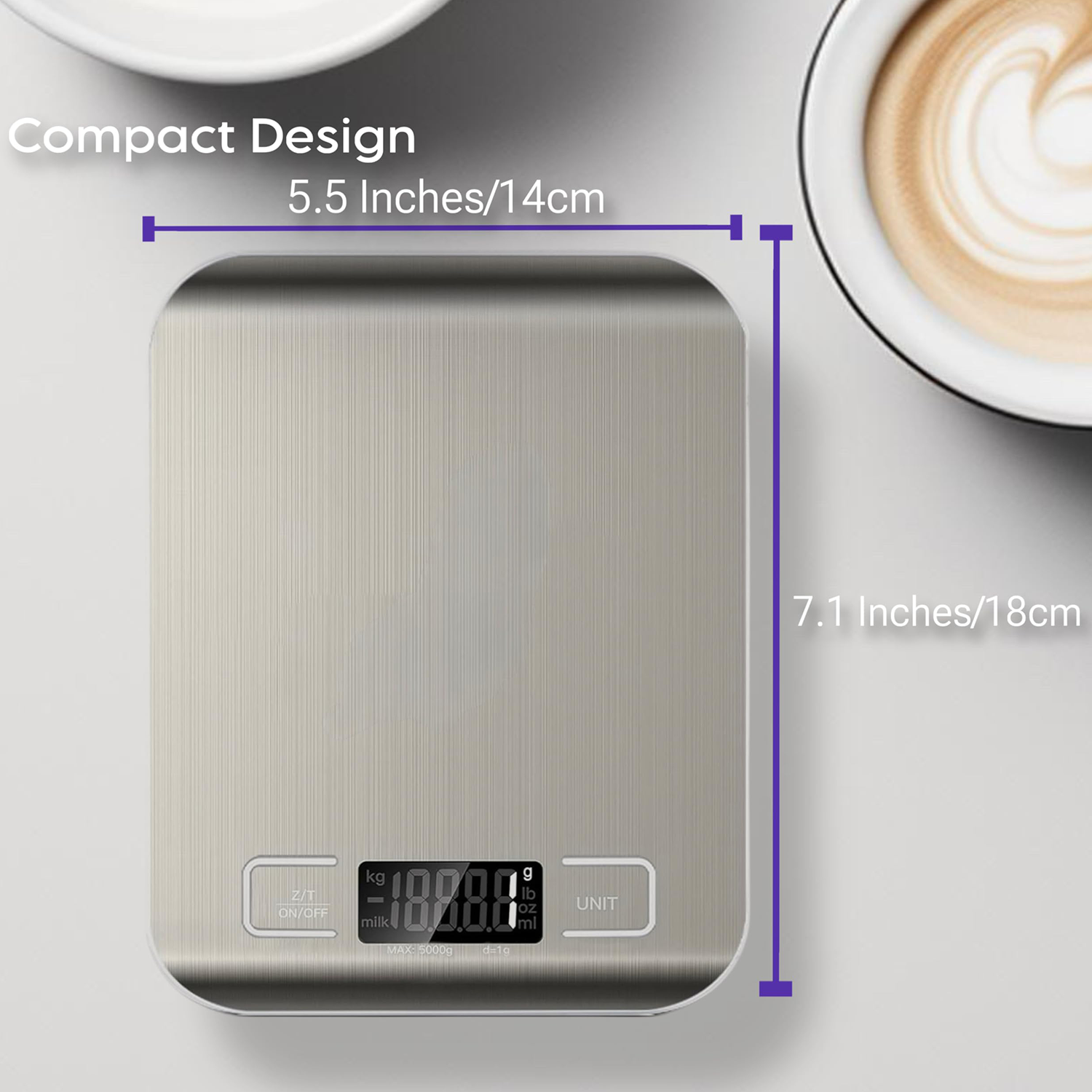 Kitchen Rechargeable Dual-Use 10kg Electronic Scale 1