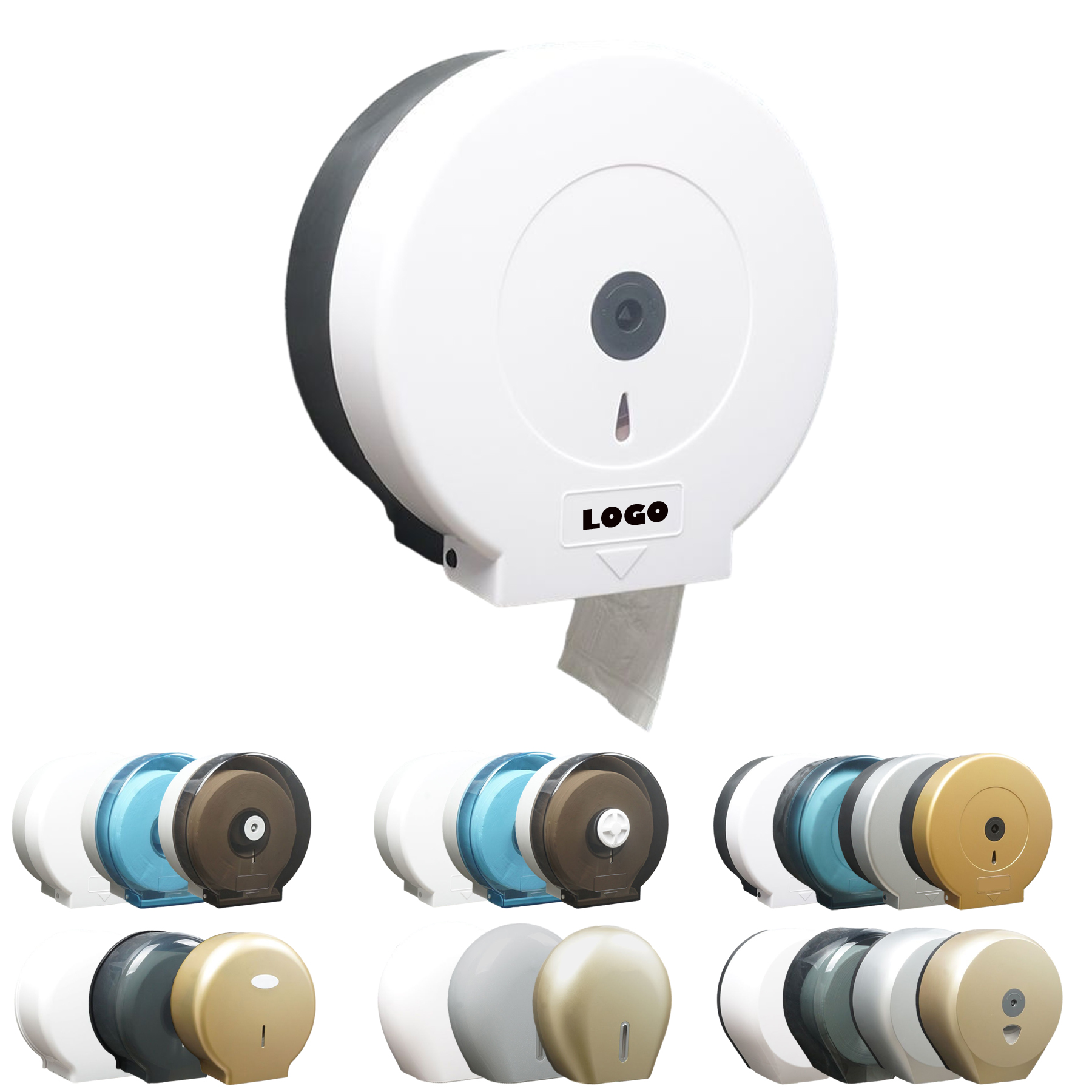 Single Roll Jumbo Tissue Dispenser with Core Adaptor 2