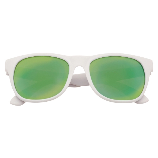 Rubberized Mirrored Sunglasses 2
