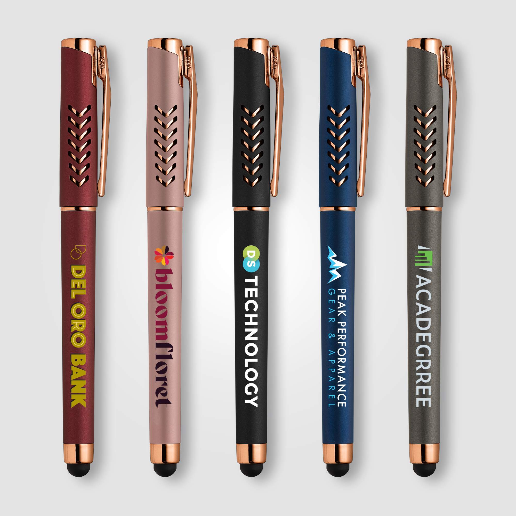 Hollywood Rose Gold Gel Pen w/Stylus
