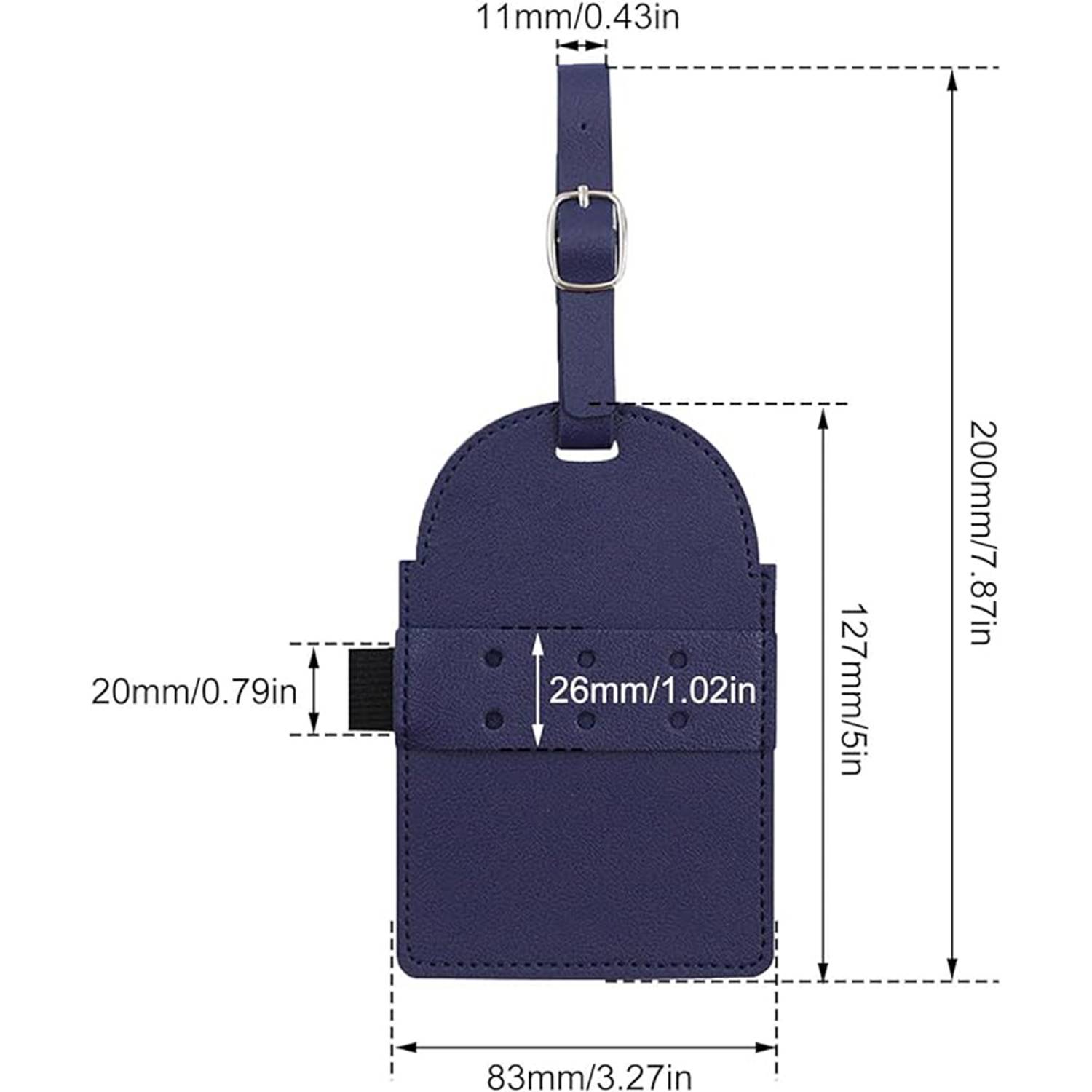 PU Leather Golf Tee Holder 2