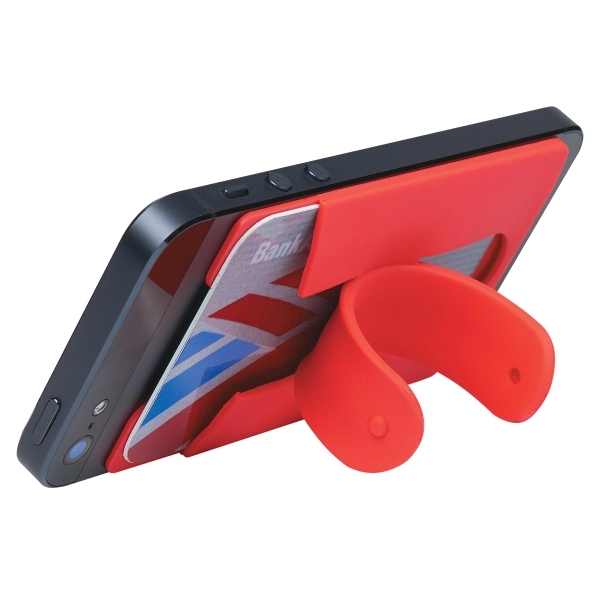 Silicone Wallet Card Phone Stand 4