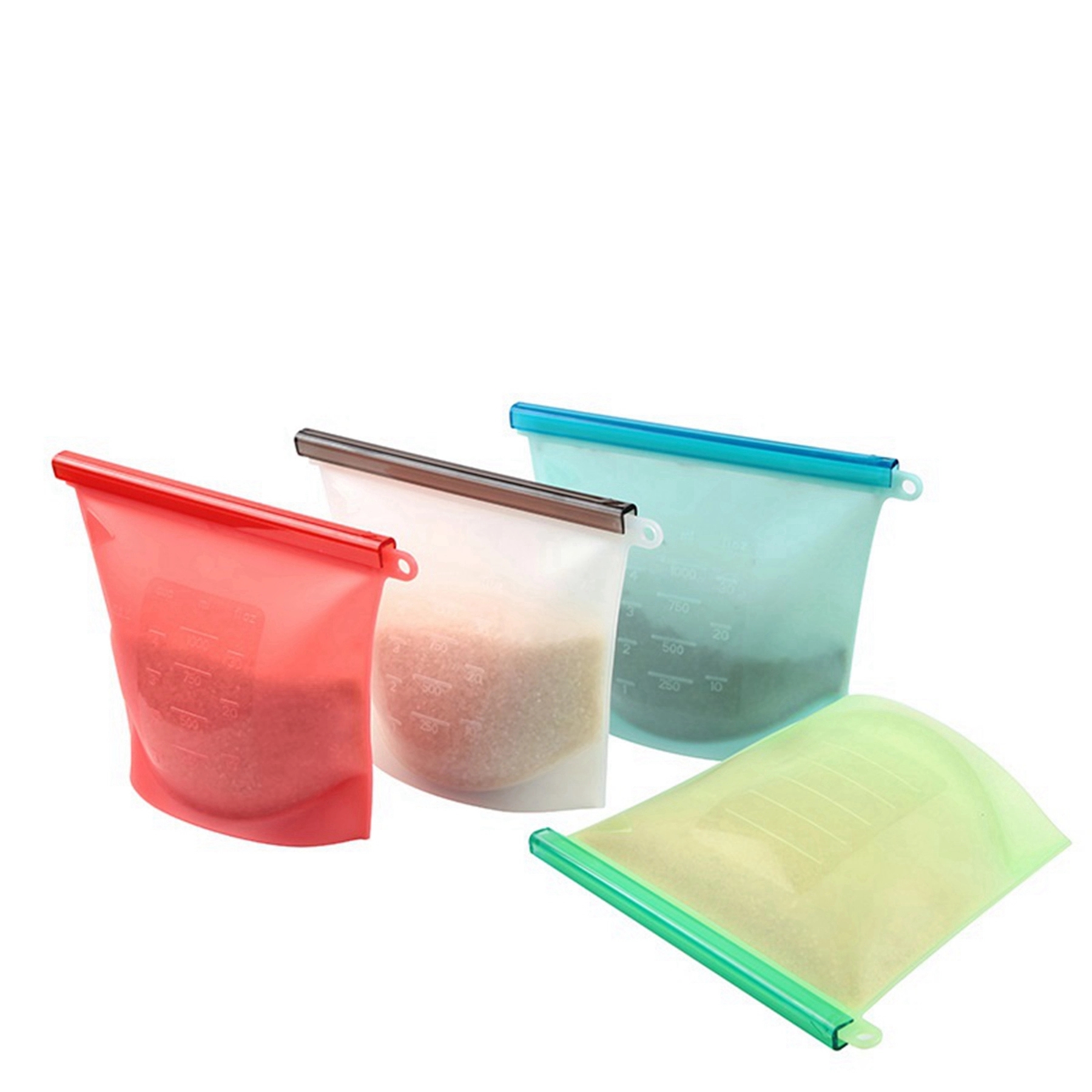 Waterproof Reusable Silicone Food Storage Bag 9
