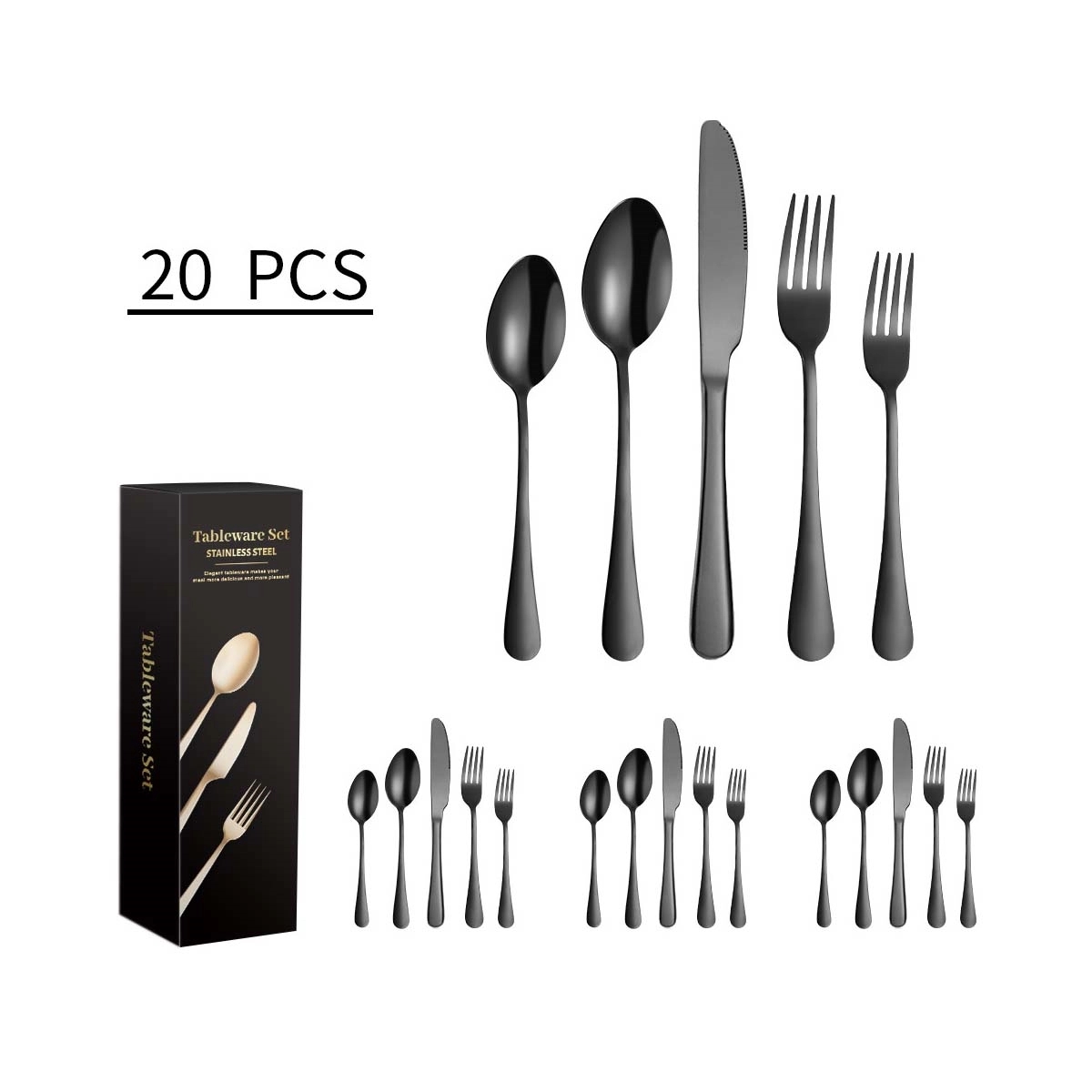 Stainless Steel Flatware Set 3