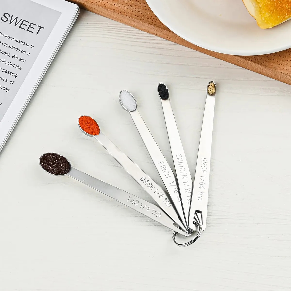 Stainless Steel Kitchen Measuring Cups And Spoons Set 3
