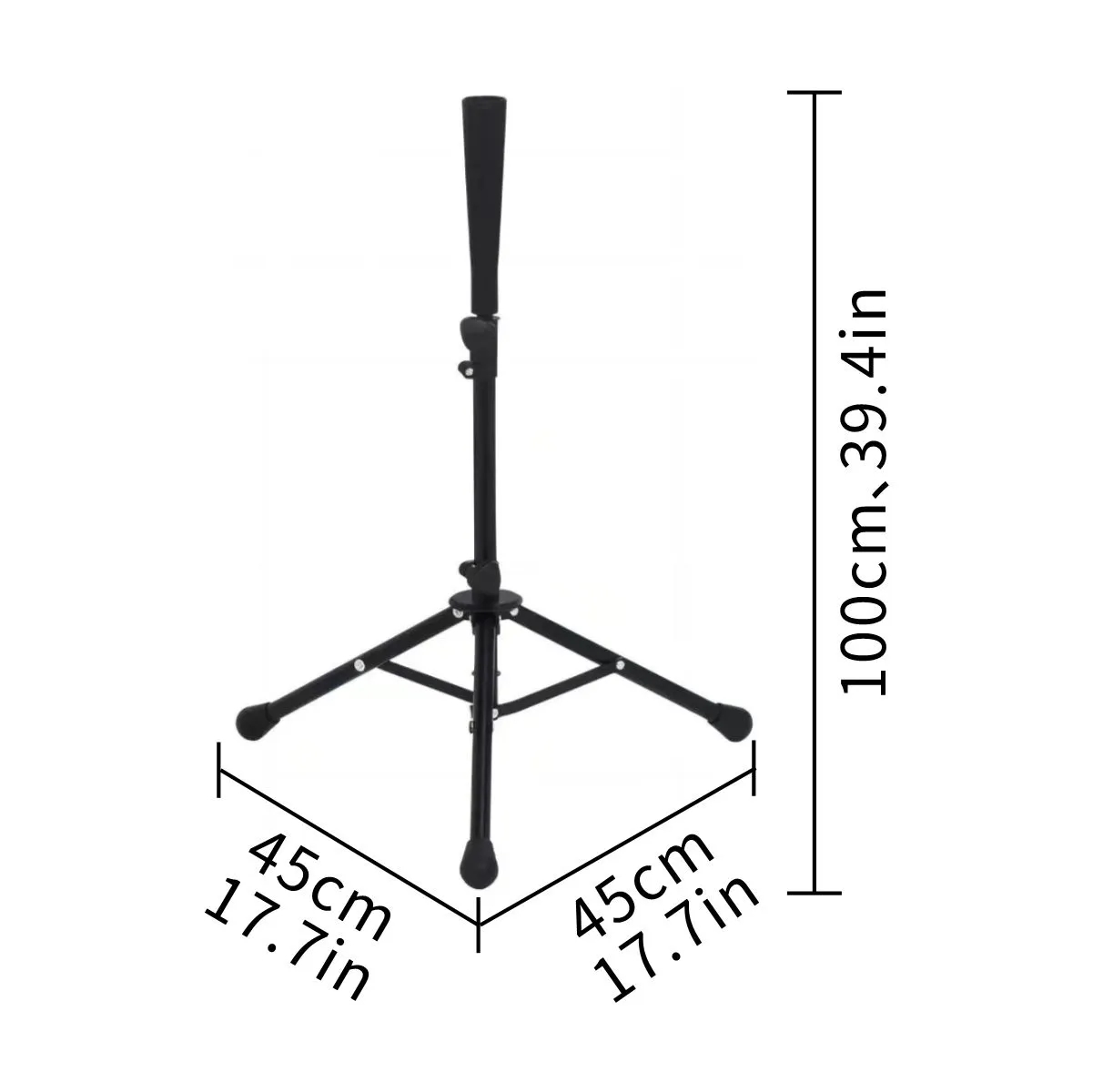 Adjustable Tripod Baseball Batting Tee With Carry Bag 6