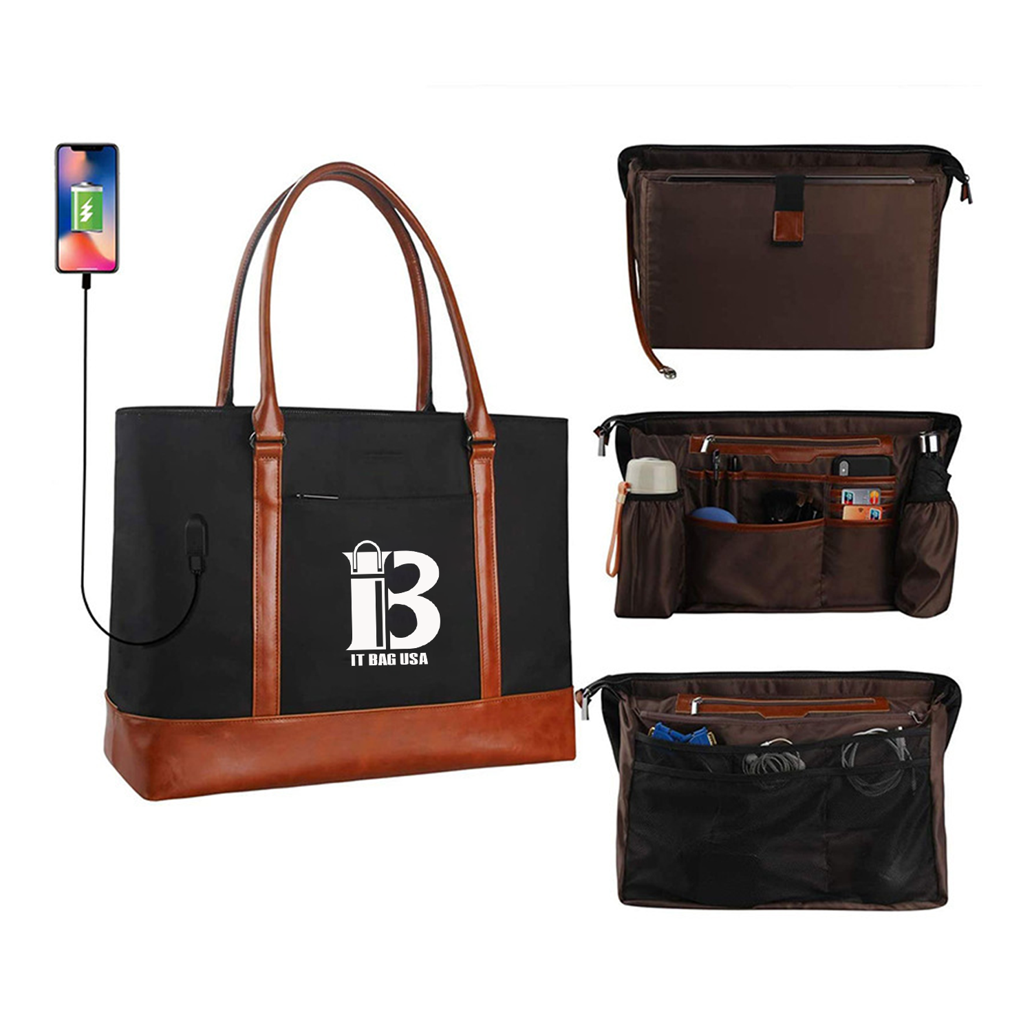 Woman Laptop Tote Bag 3