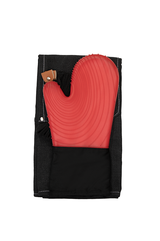 Premium Gift Set - Canvas Apron & Silicone Oven Mitt 5