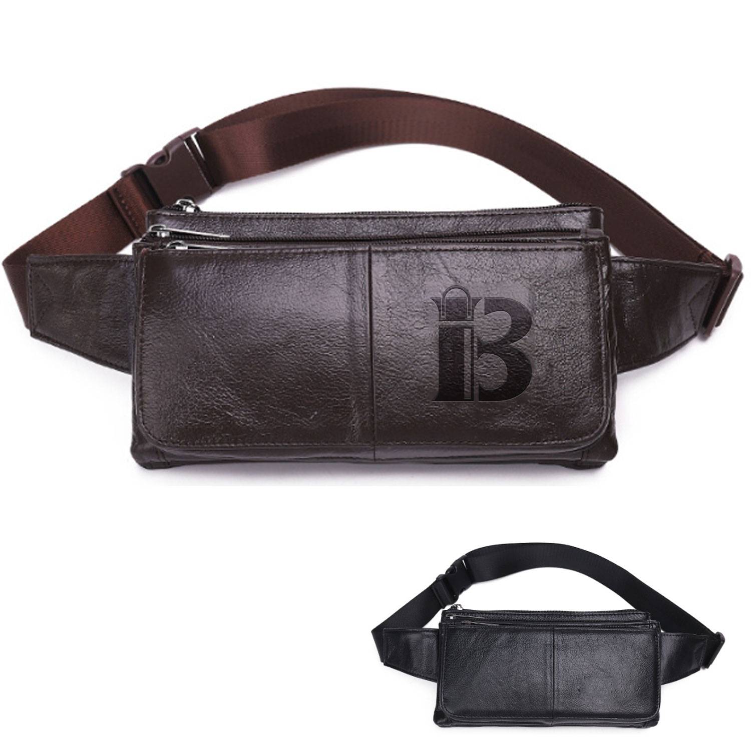 Genuine leather Waist Bag 1