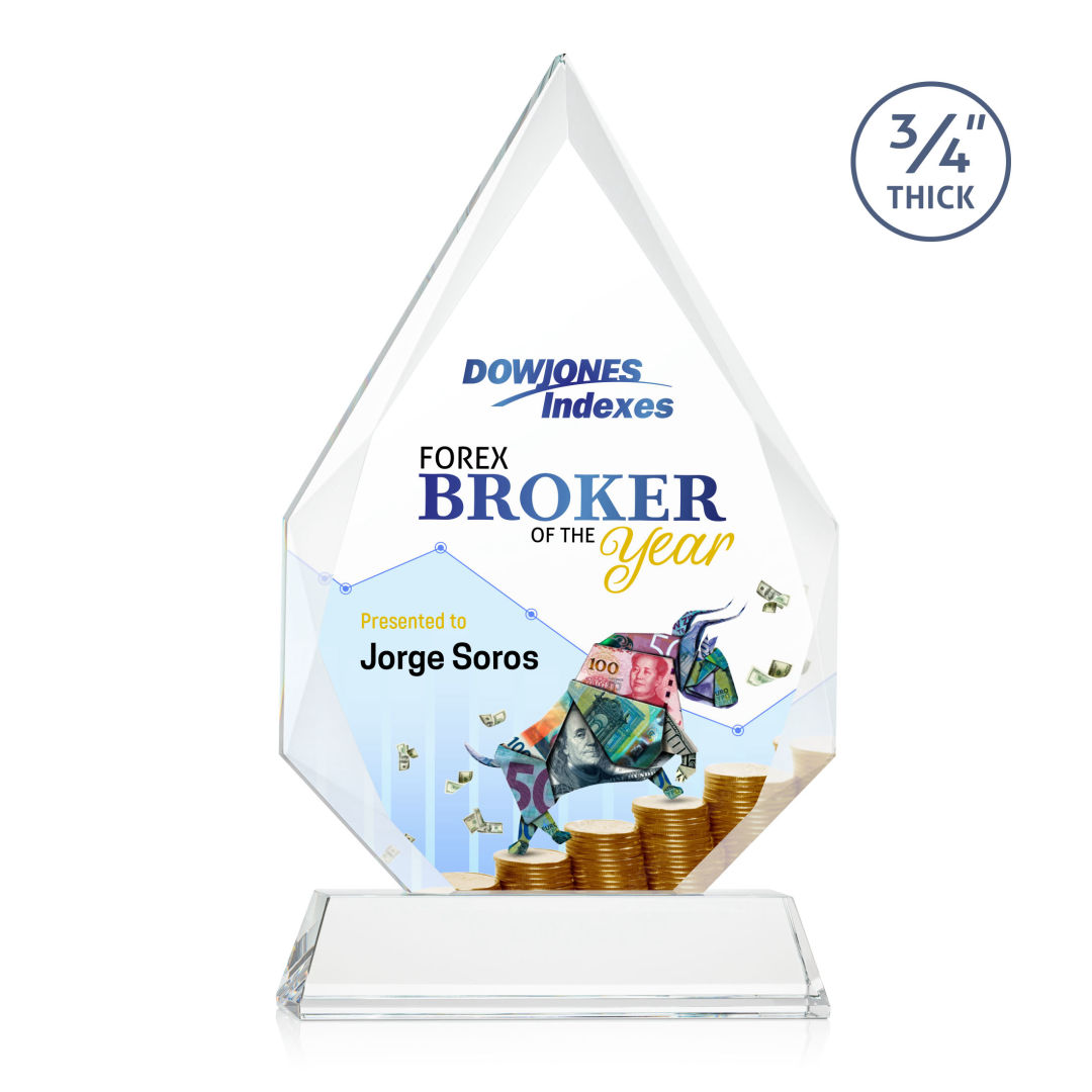 Hawthorne VividPrint™ Award on Newhaven - Clear 11