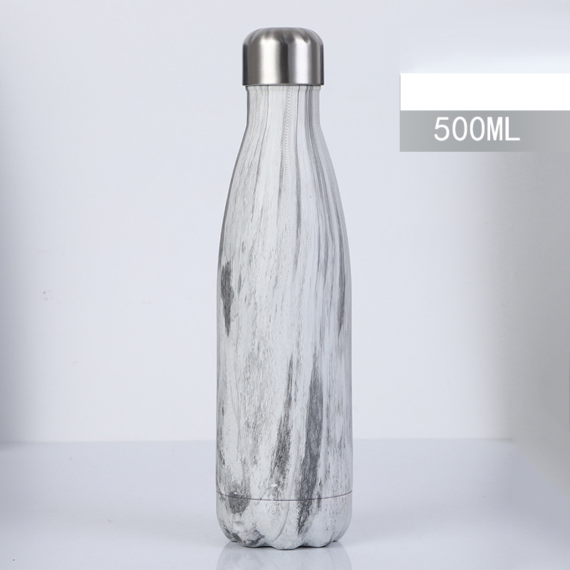17Ounce Wood Grain Sleek Insulated Water Bottles 13