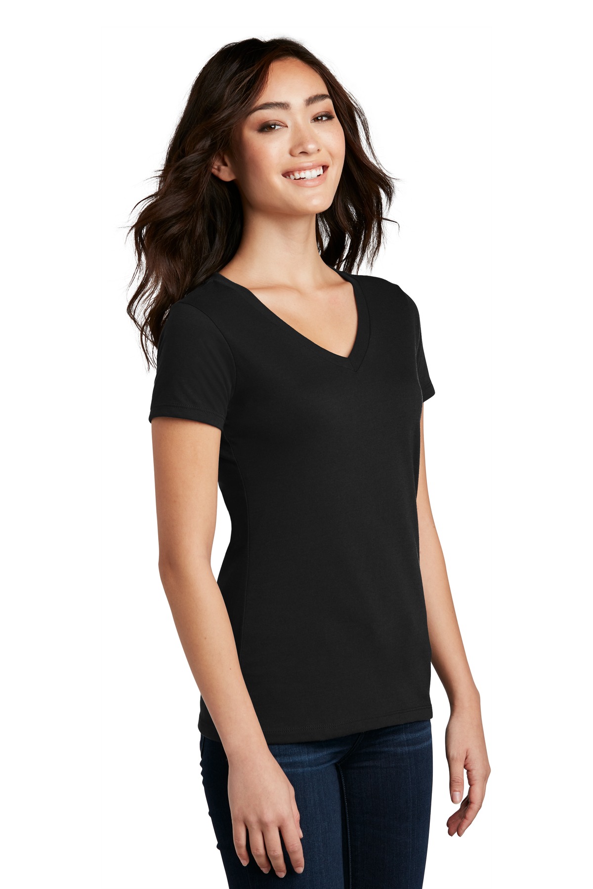 Women's Perfect Blend CVC V-Neck Tee