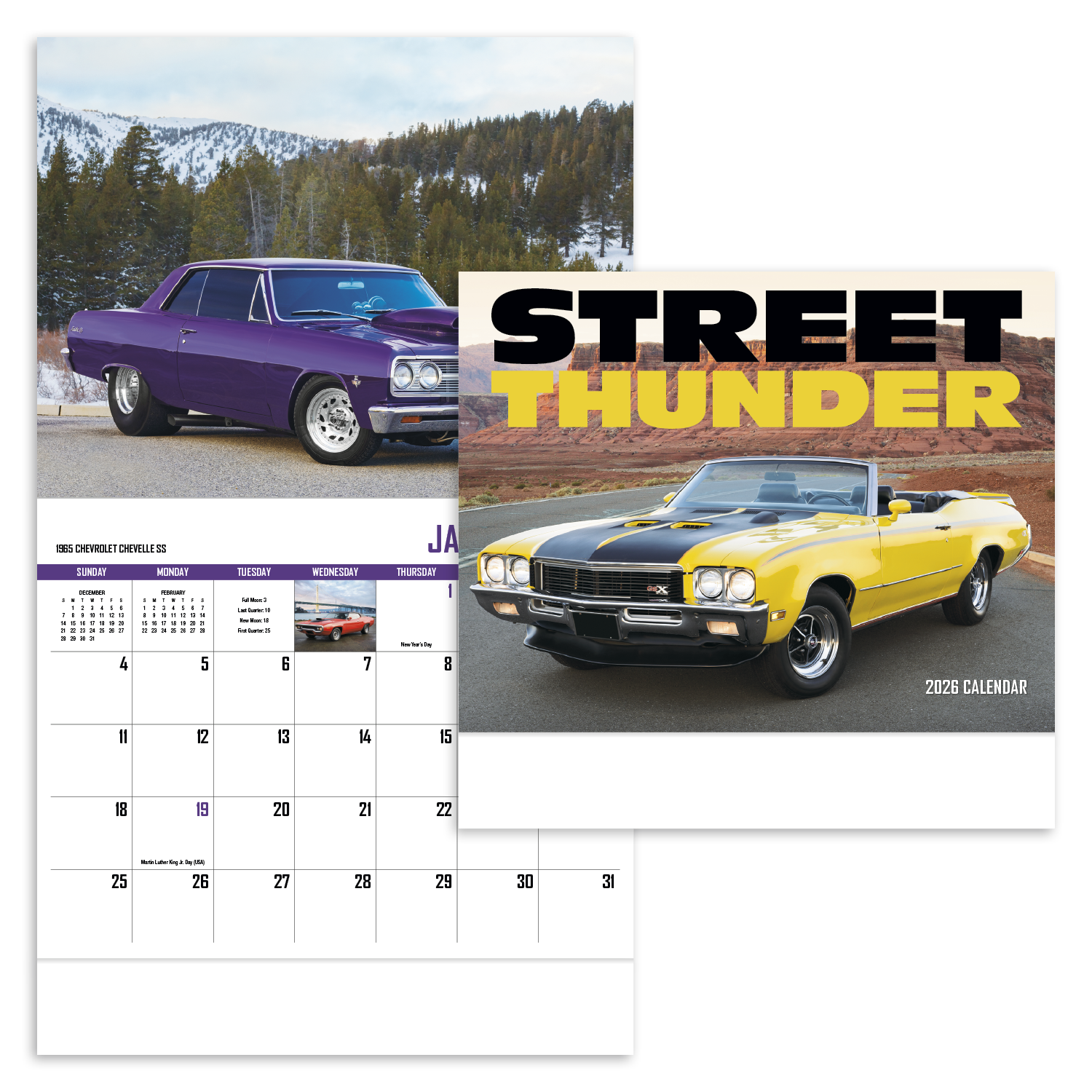 HotLine® Products Street Thunder Appointment Calendar - Stapled 1