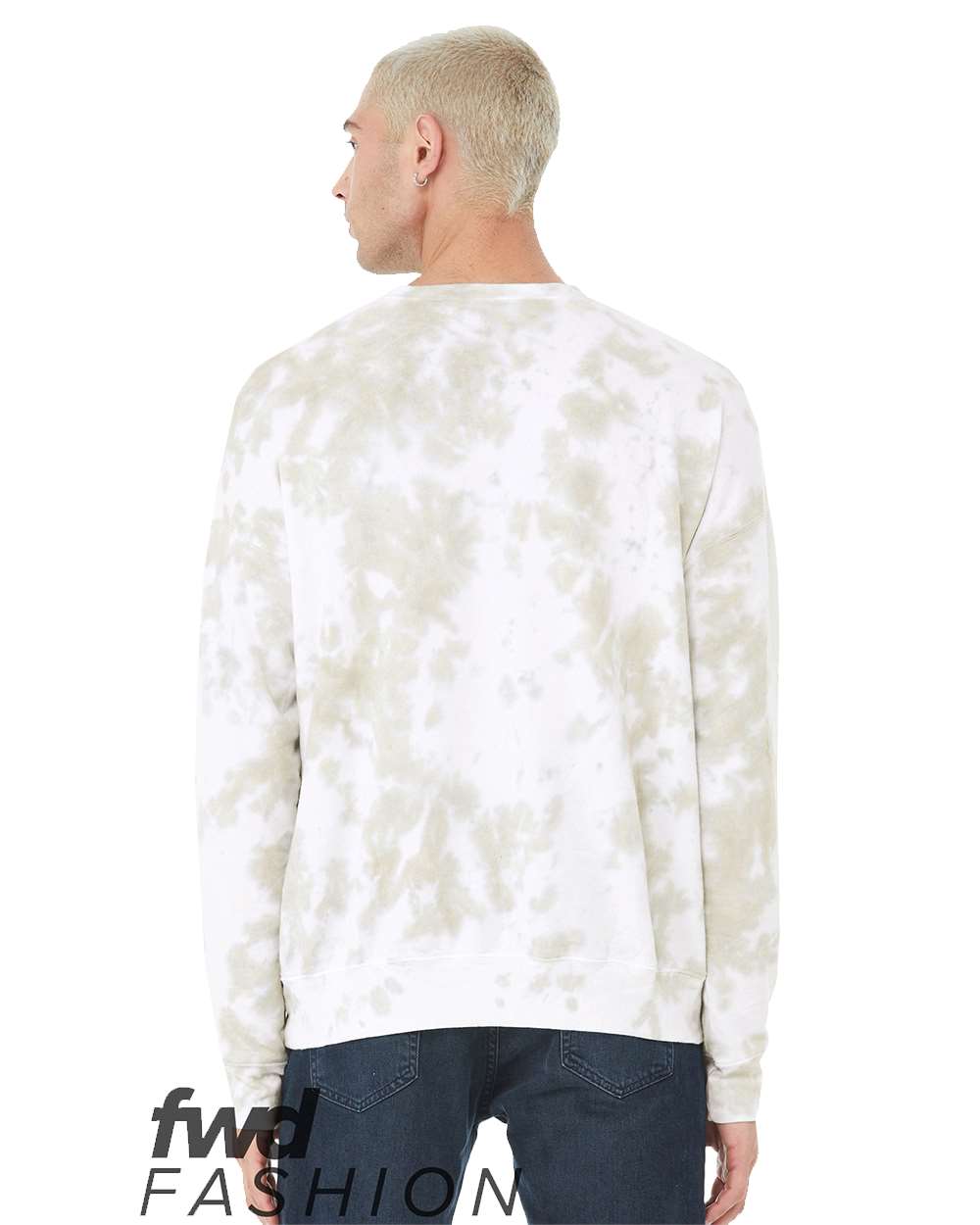 Unisex FWD Fashion Tie-Dyed Crewneck Sweatshirt - 3945RD 1