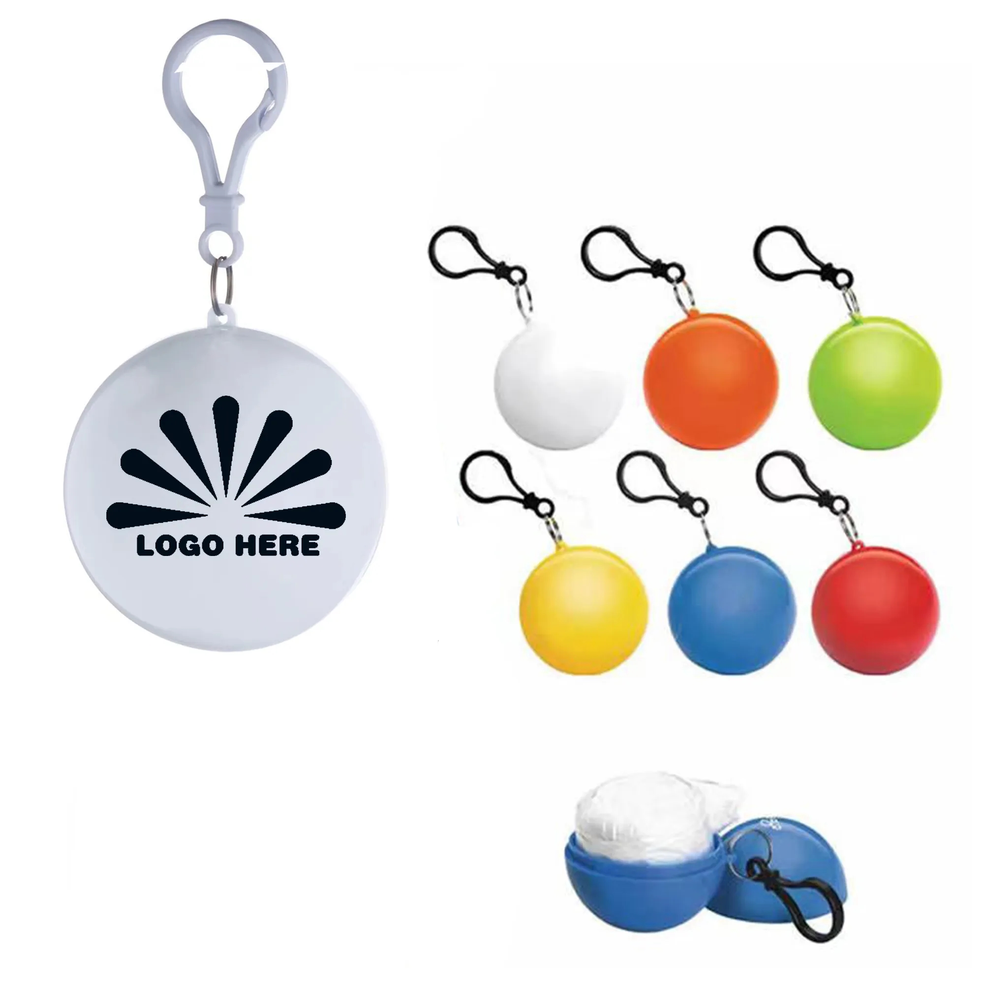 Disposable Raincoat Ball With Customizable Logo 2