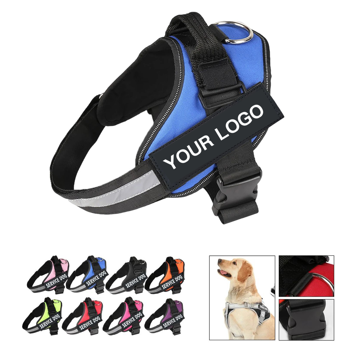 Durable Oxford Cloth Dog Harness for Small Pets 4