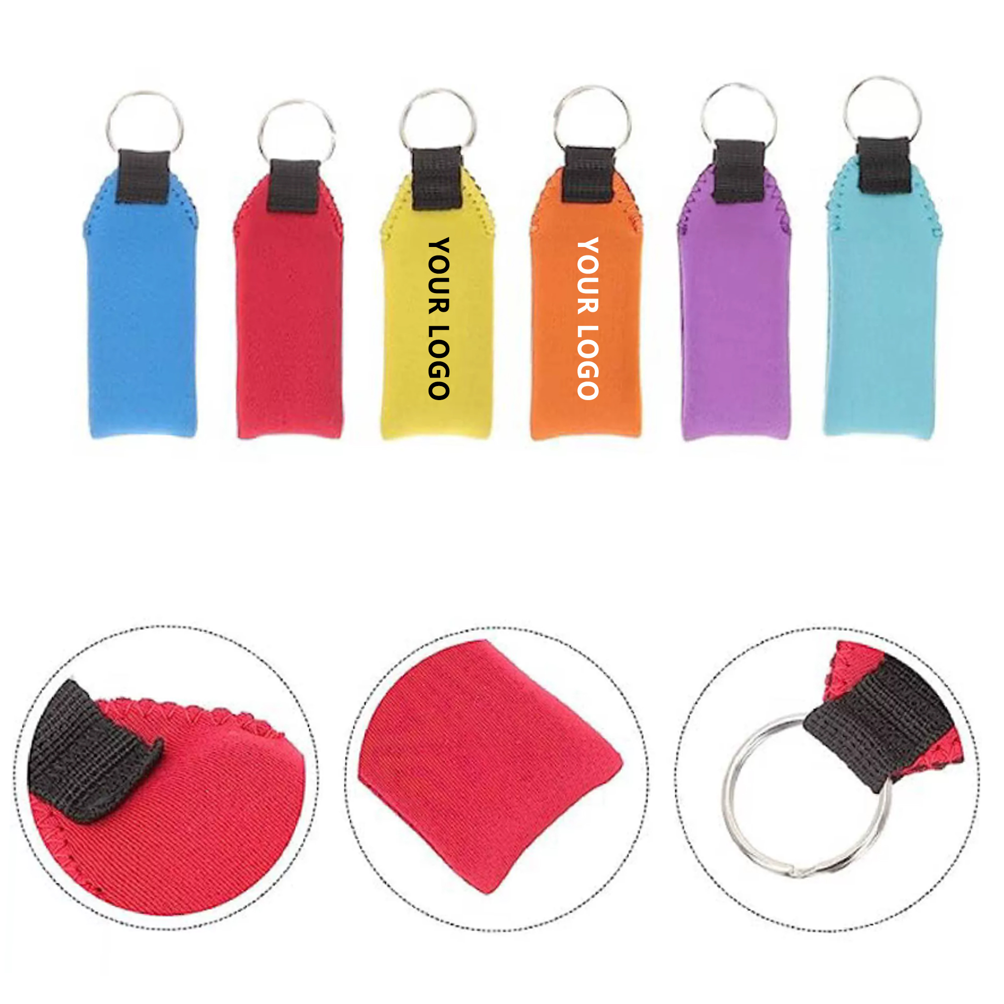 Colorful Floating Neoprene Keychain 3