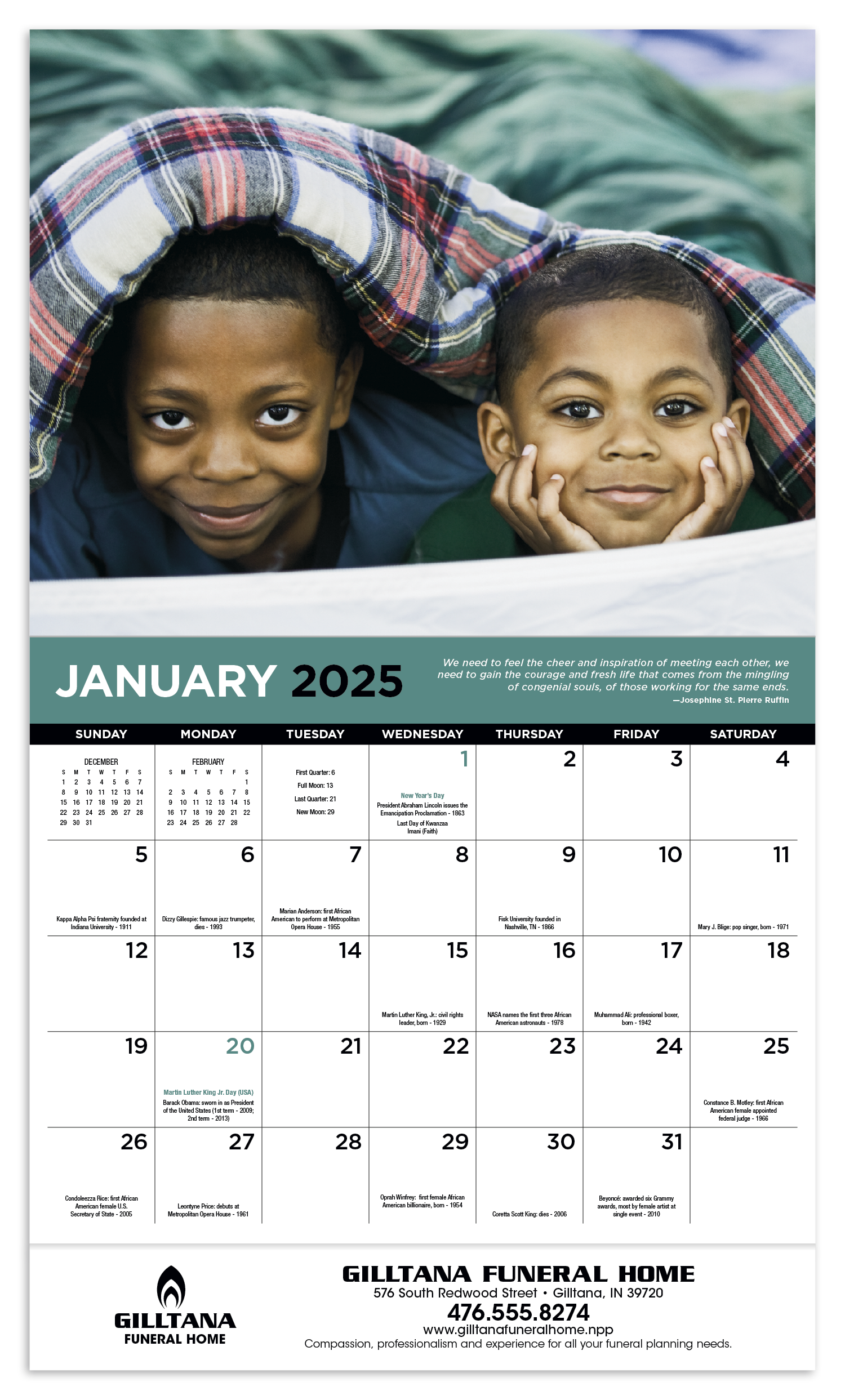 HotLine® Products Everyday Celebrations Appointment Calendar - Stapled 3