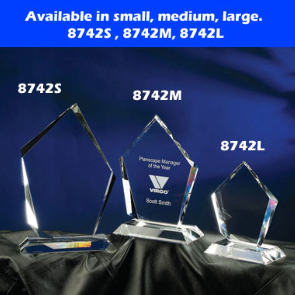 SUMMIT OPTIC CRYSTAL AWARD - MEDIUM 2