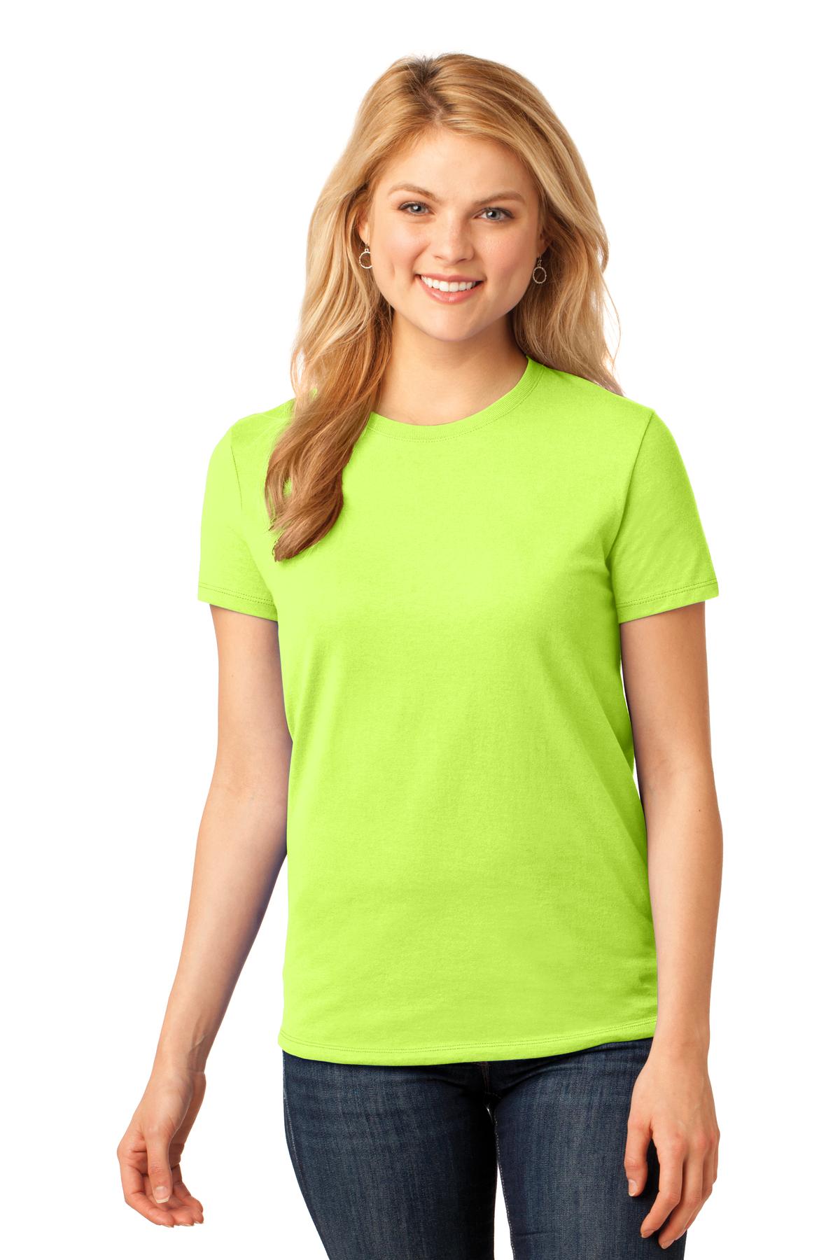 Port & Co Women's Core Cotton Tee. LPC54 65