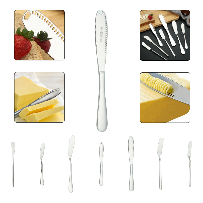 Stainless Steel Butter Spreader, Knife - 3 in 1 2