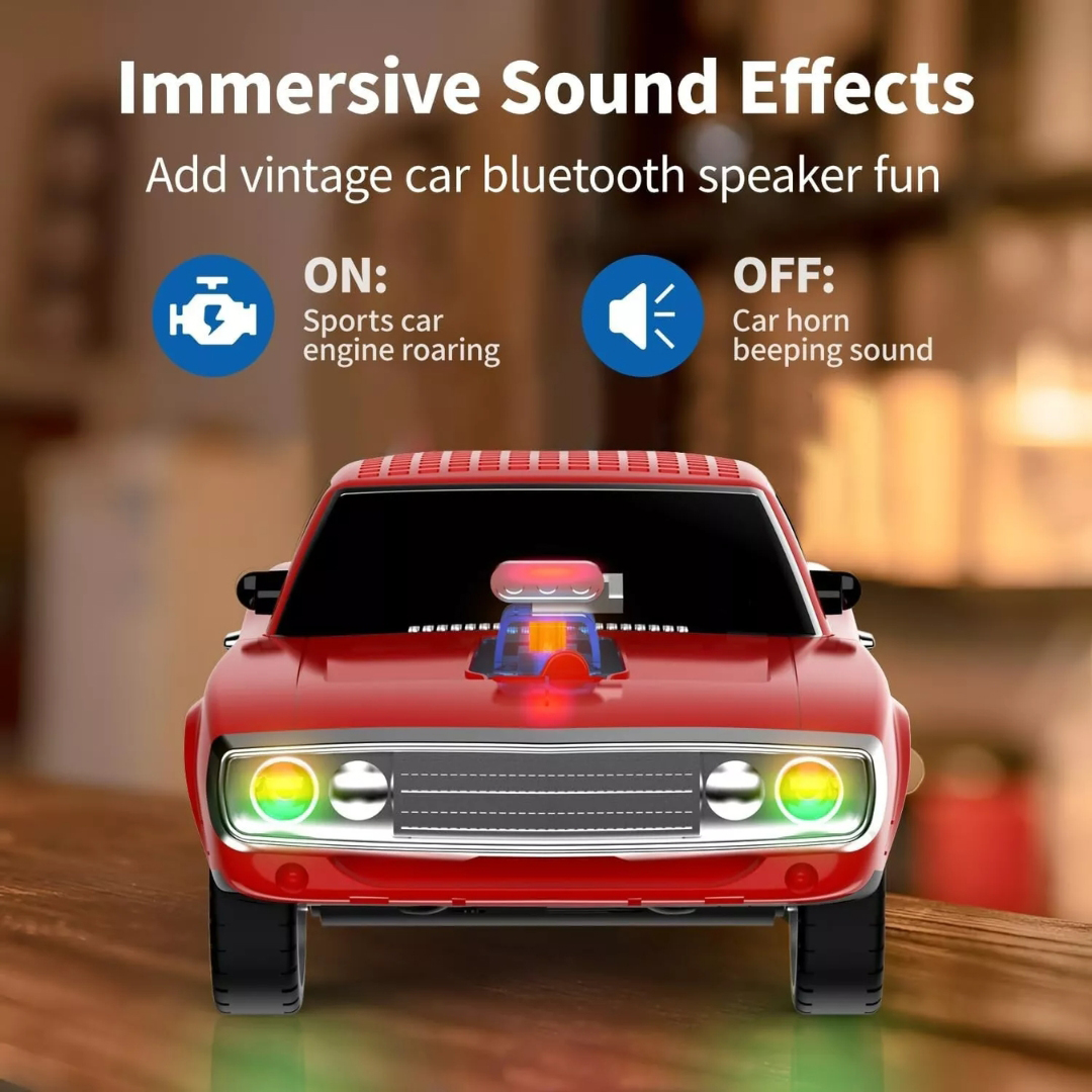 SonicWave Drive Muscle Car Bluetooth Speaker 3