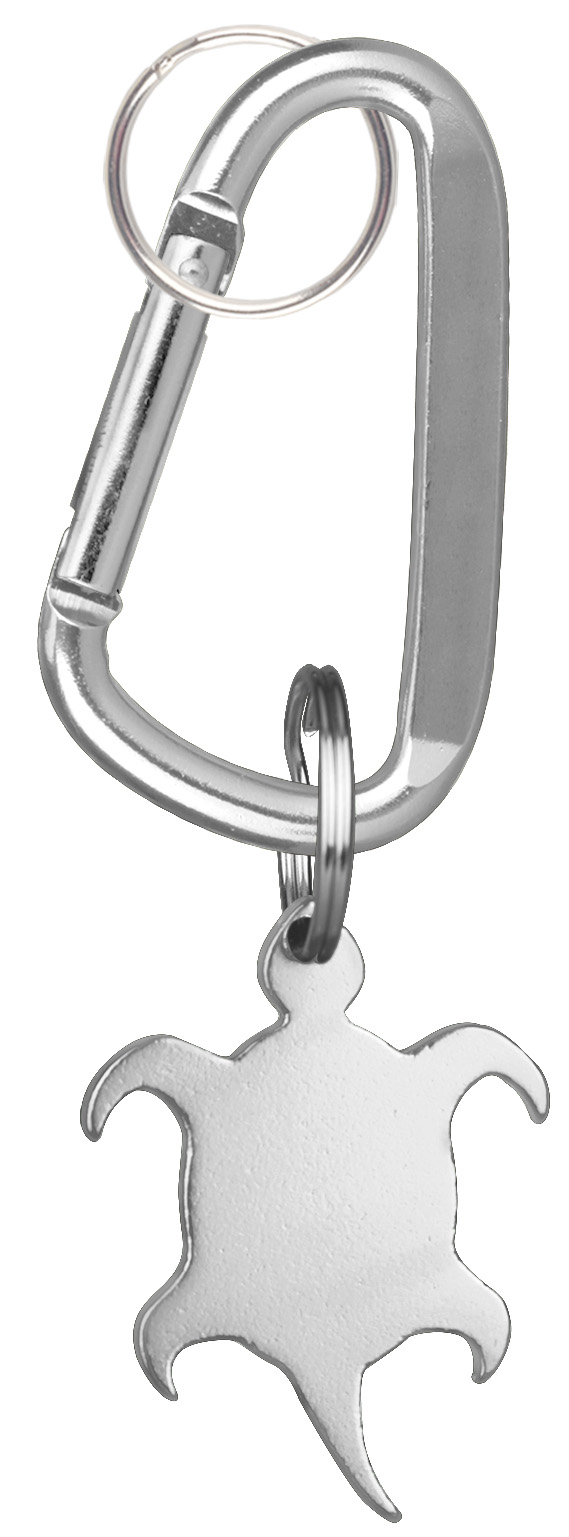 Turtle Shaped Bottle Opener Key Holder and Carabiner 3