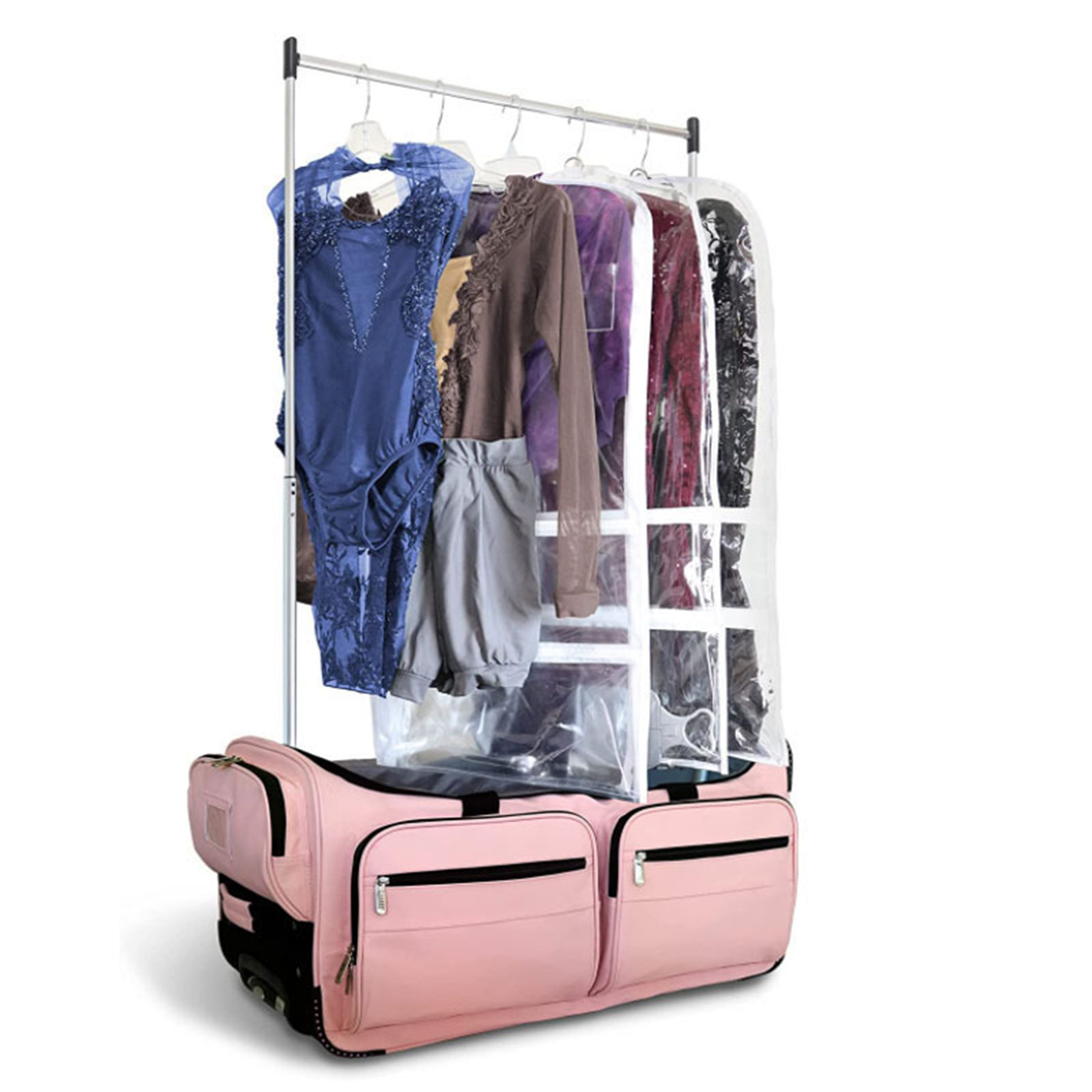 Dance Bag with Garment Rack 7