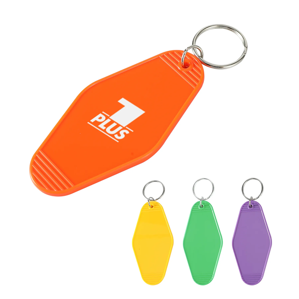 Plastic Hotel Keychain Motel Key Tag