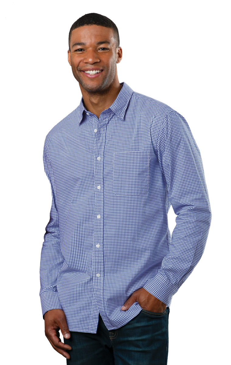 Men's L/S Gingham Check 7