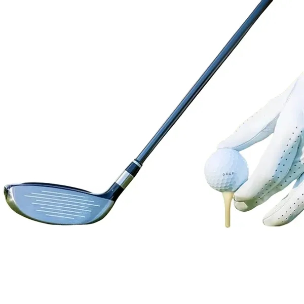 Wooden Golf Tee Organizer - Portable Holder Case 1