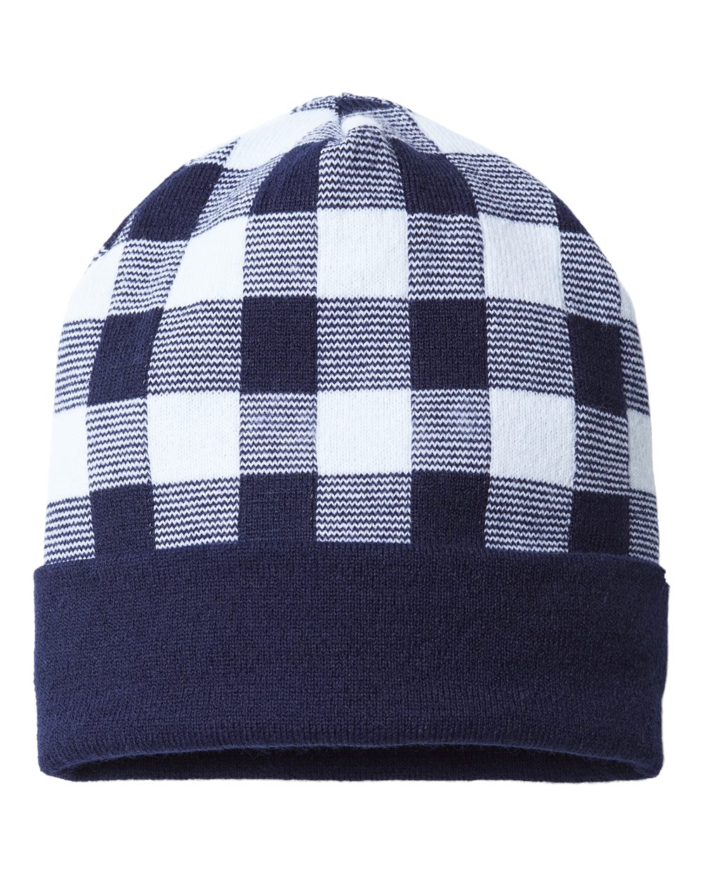 USA-Made Plaid Beanie - RKP12 3