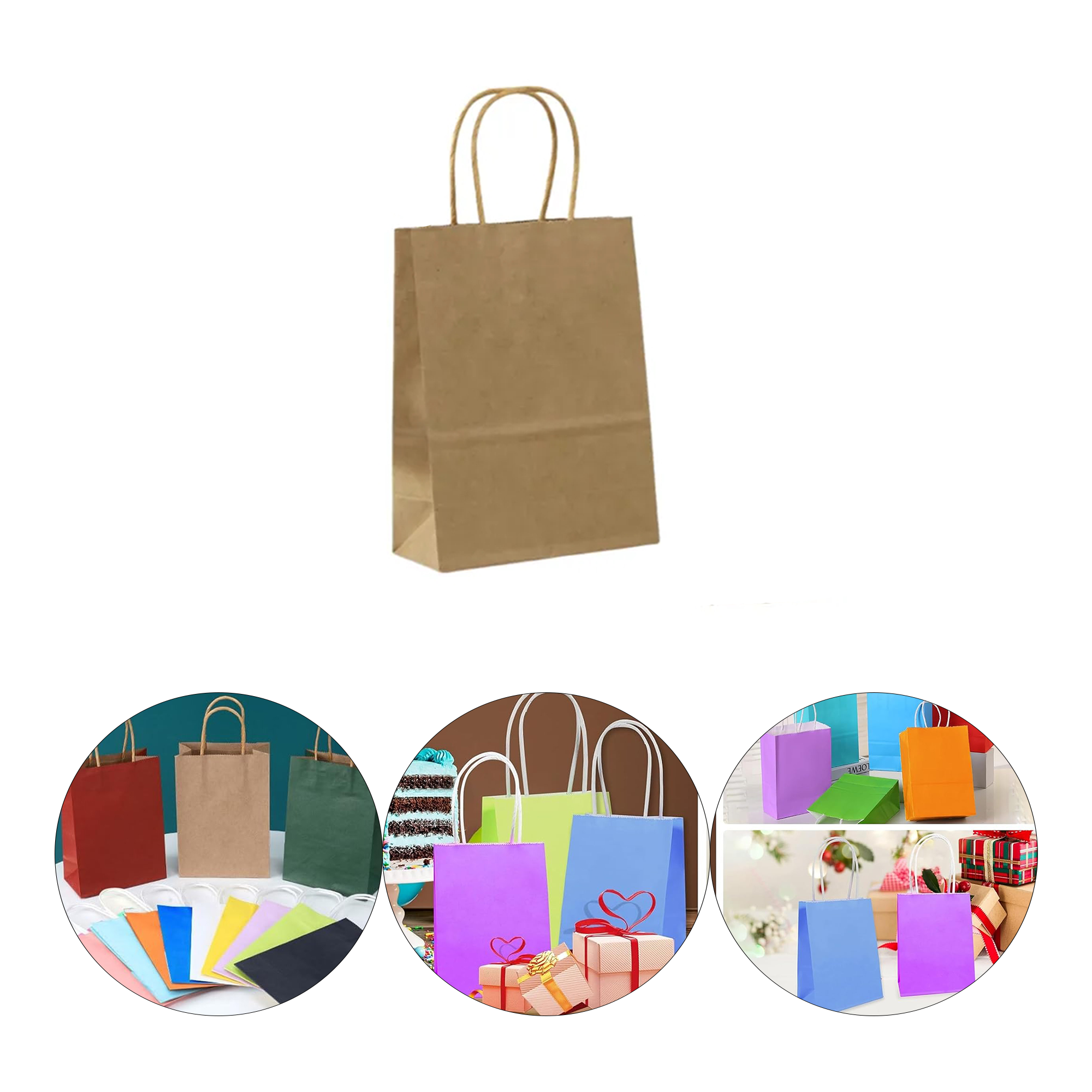Eco Friendly Personalized Kraft Paper Bag 2