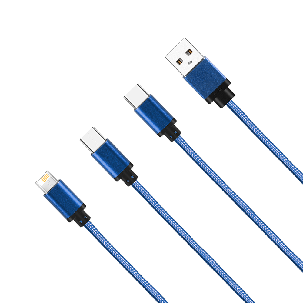 Cherry Avenue 3 in1 Logo Light Up Charging Cable with iPhone & Android 2 - Simports 23