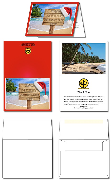 Greeting Card - 4x5.5 Folded with Envelopes – UV-Coated (1S) – 10 pt. 4