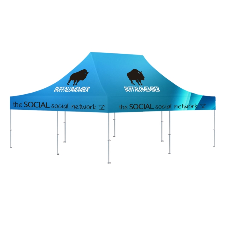 20' x 20' Pop up Canopy Tent Full-Color, Full Bleed Dye-Sublimation 2