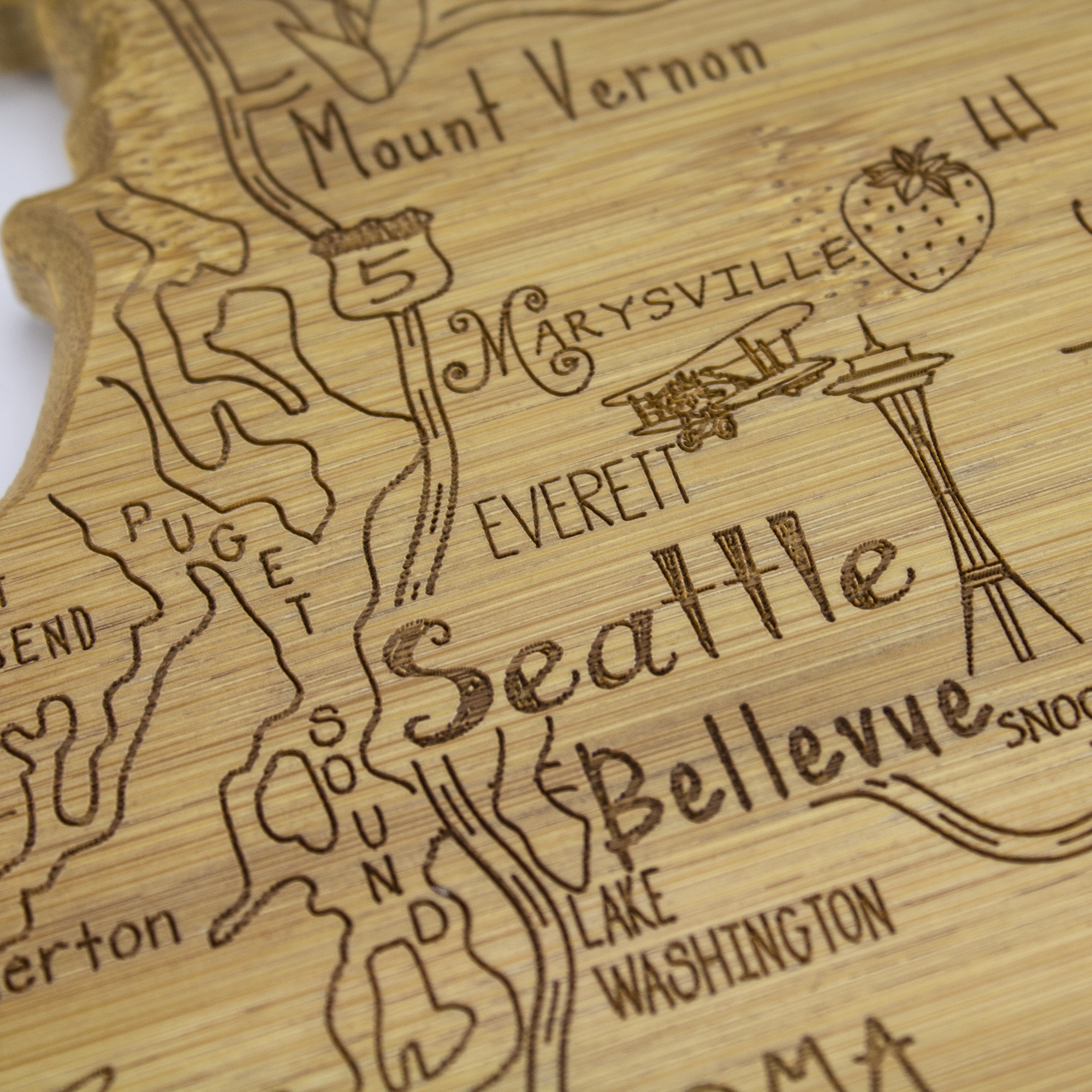 Destination Washington Cutting & Serving Board 5