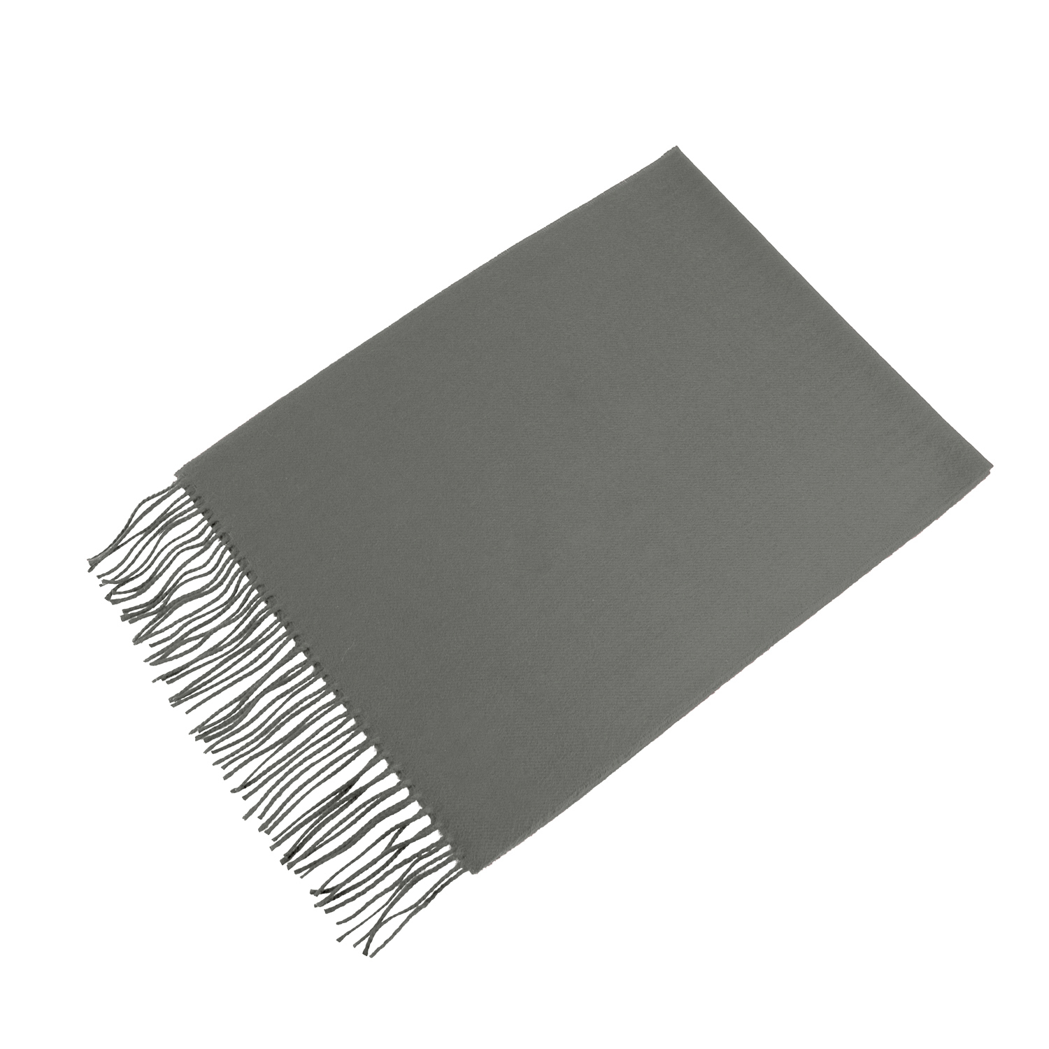 CLOSEOUT - Dark Gray Acrylic Scarf 1