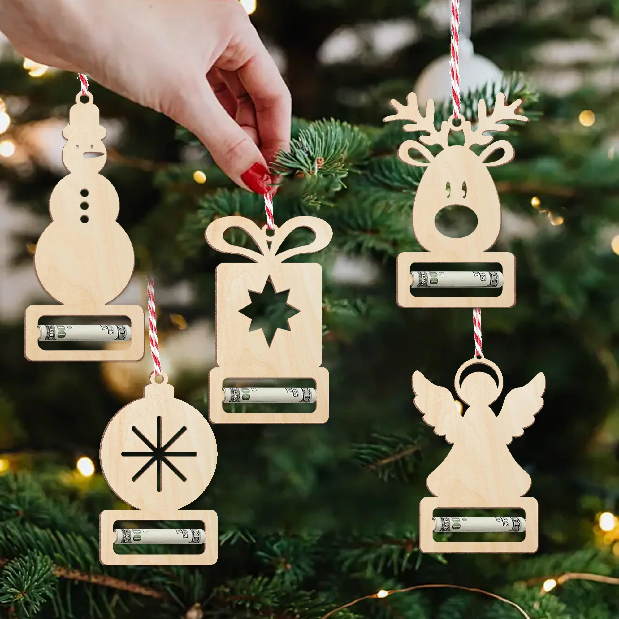 Personalized Christmas Money Holder 1