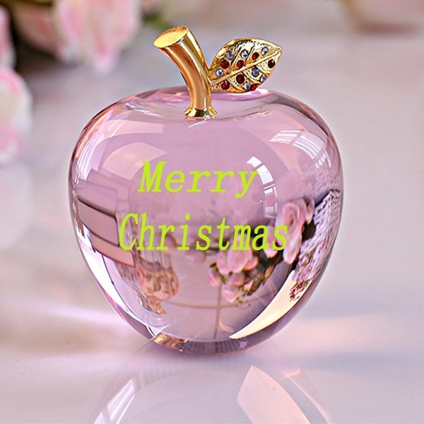 Crystal Christmas Apple 3