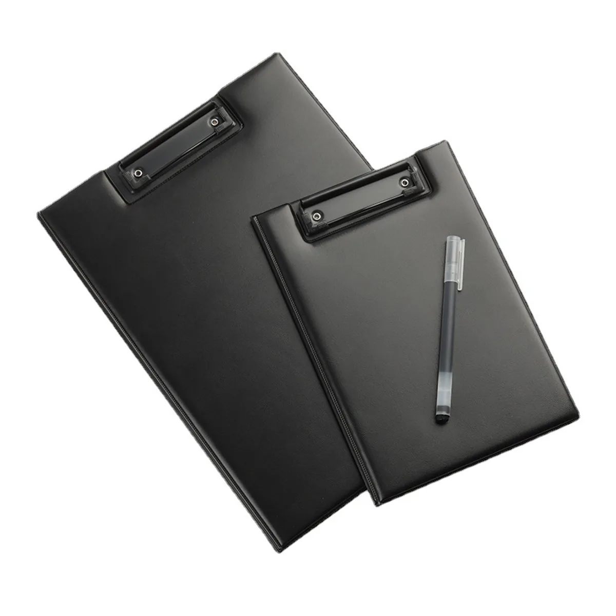 Office Business Leather A4 Clip File Folder Folio Clipboard 6