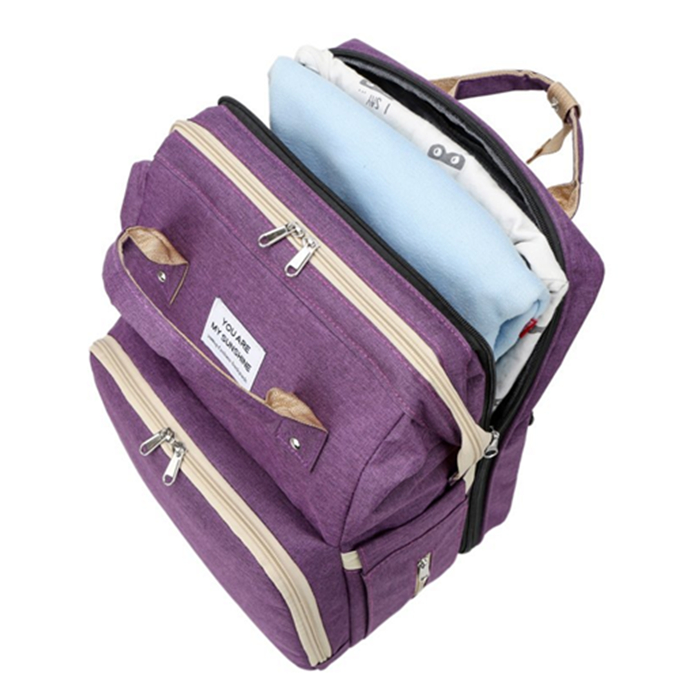 Portable Mommy Diaper Backpack w/USB Charging Port 3