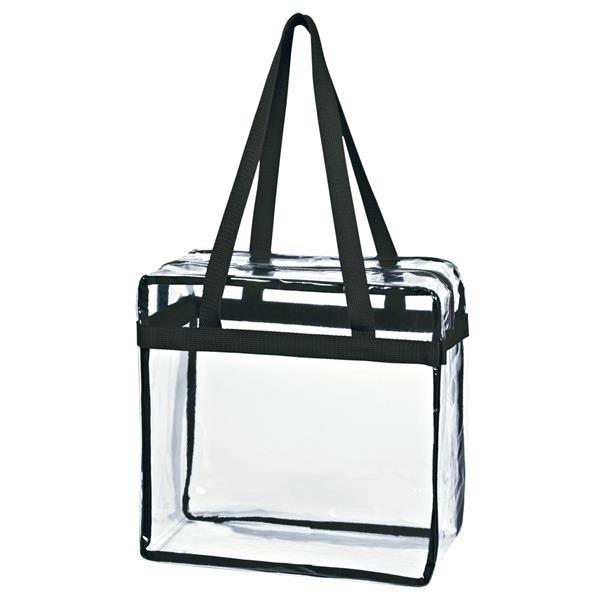Clear Tote Bag with Zipper 4