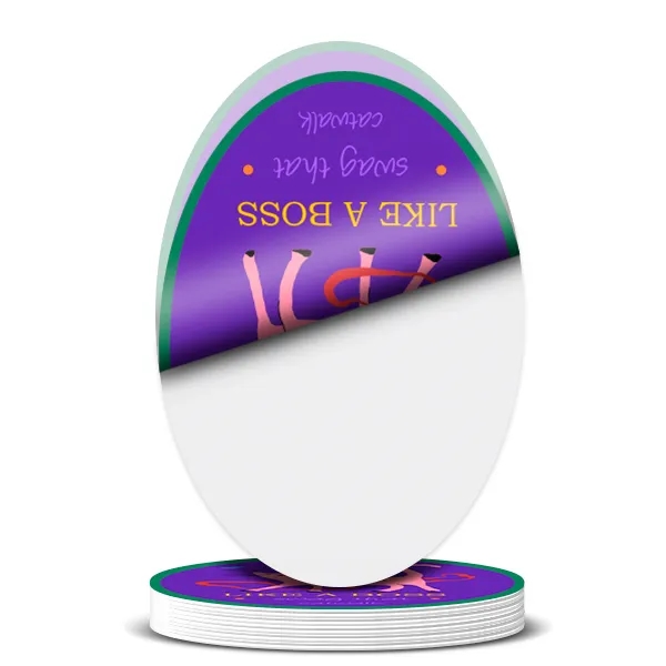 5" Custom Shape Front Adhesive Sticker 6