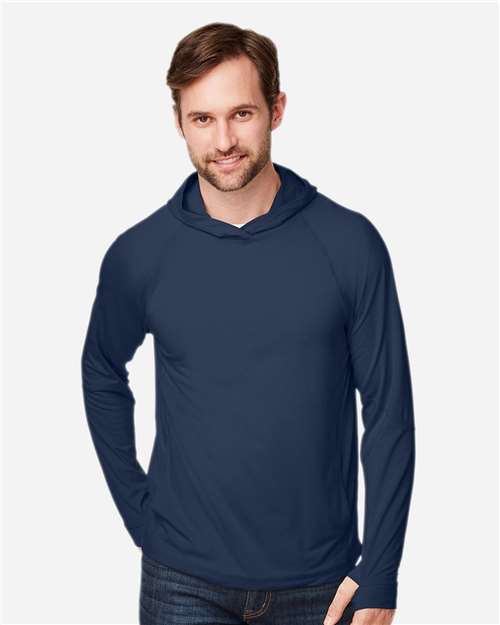 Unisex JAQ Stretch Performance Hooded Long Sleeve T-Shirt - NE105 42